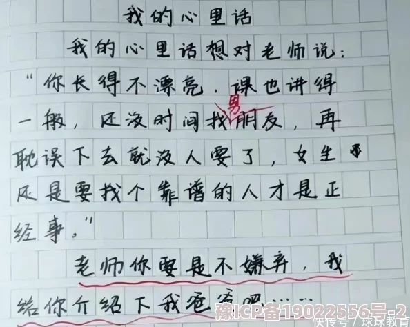 老师哭着说不能再深了作文600字原标题《我的语文老师》网络疯传引热议